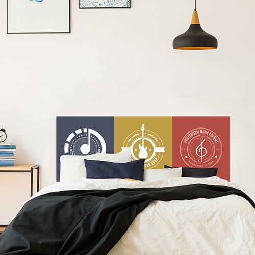 Stickers autocollants muraux pour tête de lit chambre Maison D'Hôtes
