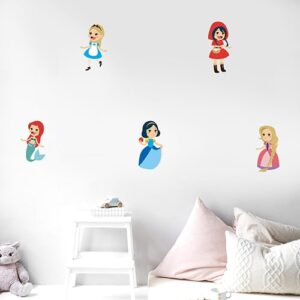 Sticker adhésif Princesses des contes déco dans une chambre d'enfant