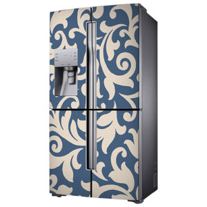 Sticker "Baroque" pour réfrigérateur américain