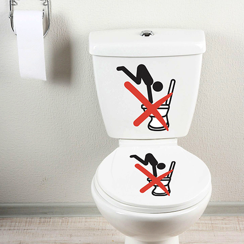 Jusqu'à 83% Stickers décoratifs pour toilettes